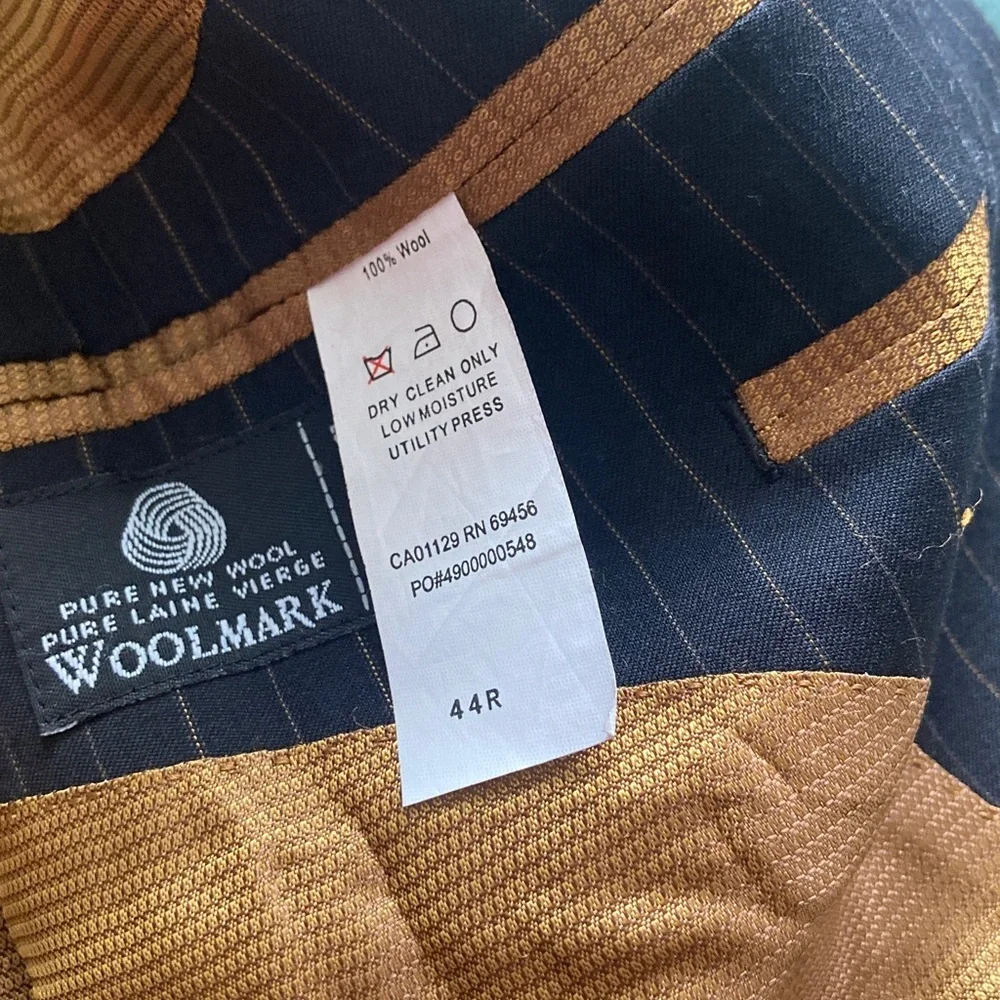 Sean John Charcoal Pinstripe Suit